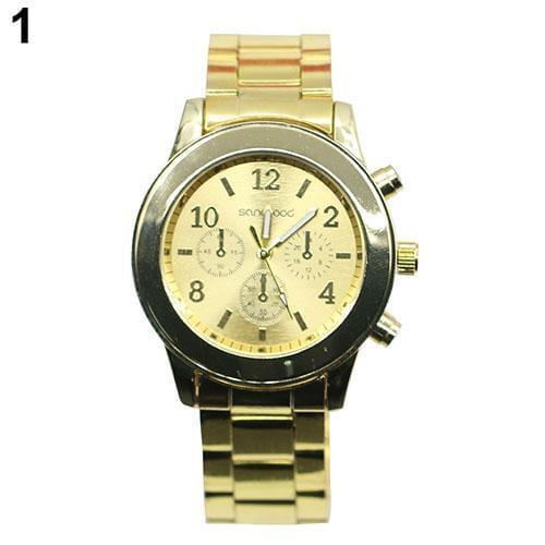 Mens watch Womens Fashion Simple clock Stainless Steel Strap Quartz Round Dial Wrist Watch men reloj hombre