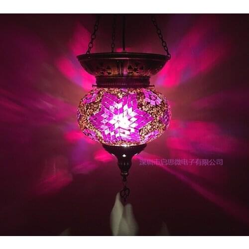Newest E14 Turkey ethnic customs handmade lamp romantic cafe restaurant bar tree Pendant Light bar Pendant Light