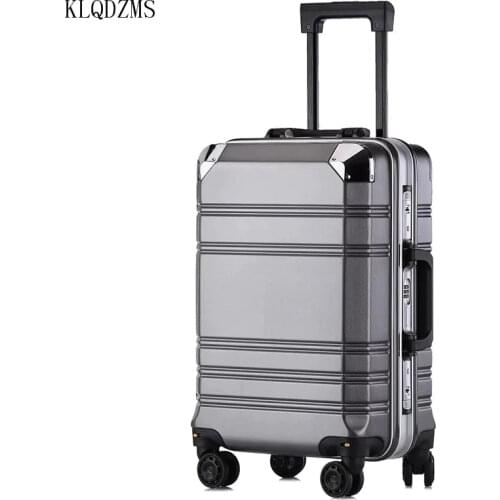 KLQDZMS 20’’24PC New Spinner Rolling Luggage Personalized Suitcases With Wheeled Trolleys For Boy And Girl