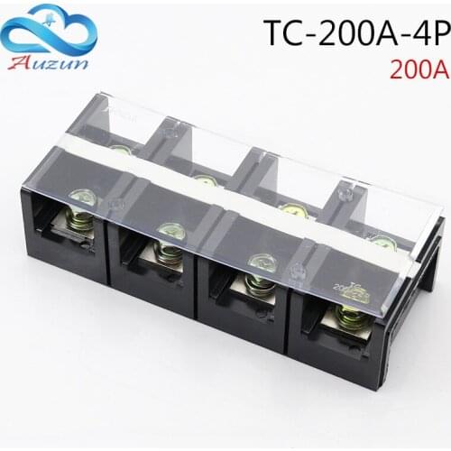 TC-2004 fixed terminal terminal box large current 200A4P terminal of pure copper conductor