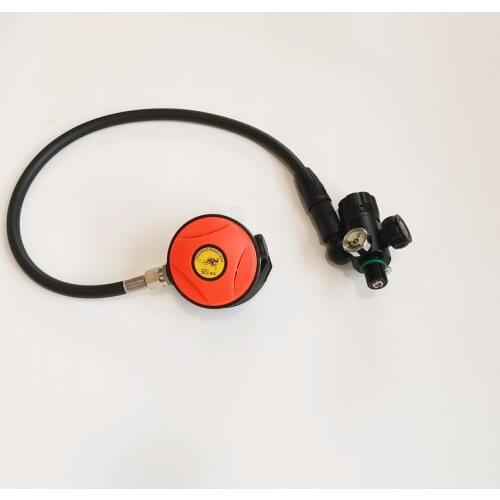 Diving Snorkel Underwater Breathable Oxygen Cylinder Valve Breathing Scuba Valve Aluminum Alloy S400 Snorkeling Dive Equipment