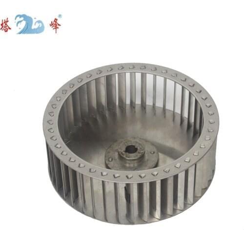 198mm diameter 68mm height 14mm shaft all 304 stainless steel impeller wheel balde High toughness High temperature resistance