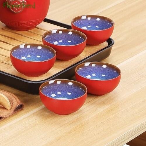 Vintage Ceramic Porcelain Kung Fu Tea Cup Teaware Black Stoneware Tea Master Cup Simple Egg-shaped Hat Cup