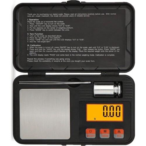High Precision Digital Portable Gold Silver Jewelry Scale Counting Scales Box Balance Weight Tweezers Tools 200x0.01G