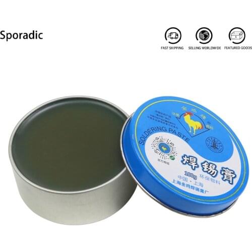 100G Solid Solder Paste Rosin Solder Paste Soldering Tin Material Paste Repair Durability Rosin Soldering Flux Paste For Welding