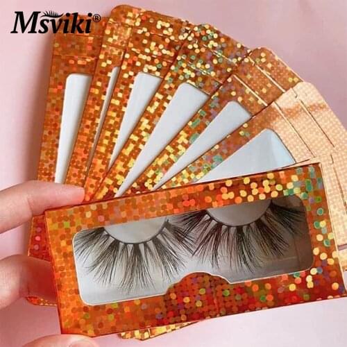 25mm Mink Eyelashes Bulk Wholesale Packaging Boxes Vendors Makeup Cruelty Free Lashes Fluffy Dramatic 3D/5D Eyelash Extension