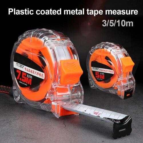 3/5/10m Portable Waterproof Steel Measure Tape Ruler Carpenter Measuring Tool