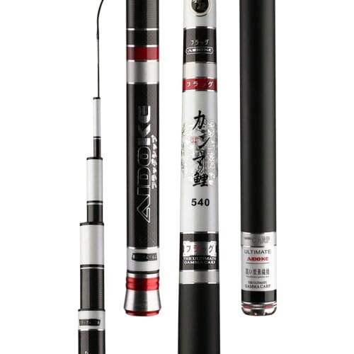 3.6m-7.2m Long Sections Taiwan Fishing Rod Carbon Hand Poles Ultra Hard Vara De Pesca Fishing Olta 28 Tonalty Carp Fishing Canne