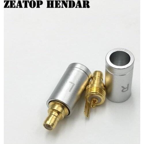 5Pairs Beryllium Copper Audio Jack Earphone Pin Adapter for IE500 IE400pro 1690TI Headset Plug 4.4mm Hole DIY Wire Connector