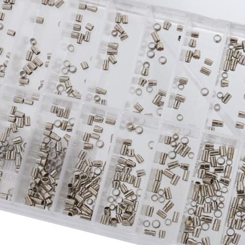 500pcs/set Mix Size Metal Watch Crown Tubes Assortment Professional Watch Repair Tools Parts Replacement