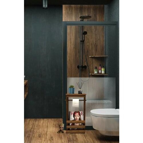 Grootland of Decorative Wooden Toilet Paper Holder Magazine Bookcase 100% Pine Wood Waterproof Free Fast Shipping From Turkey