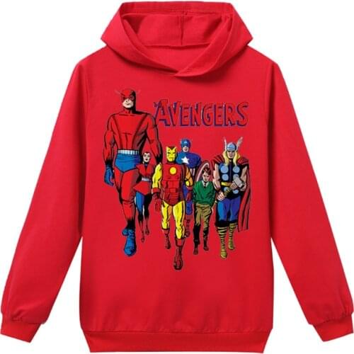 Marvel Kids Hoodies Girls Childrens The Avengers Sweatshirt Kid Hoodi Boy Girl Clothes Tops Clothing Toddler Child Sportswear