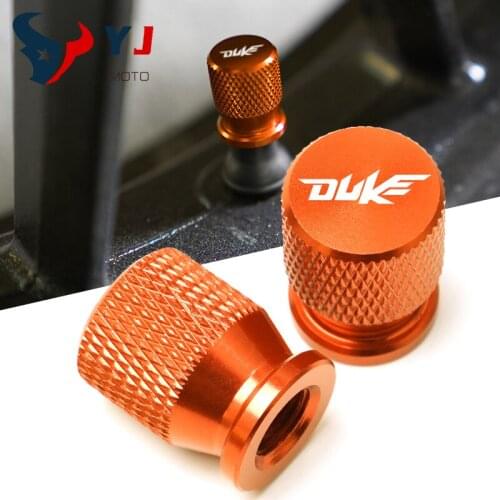 Duke Motorcycle CNC Aluminum Air Port Cover Airtight Tire Valve Wheel Stem Cap Dustproof Cover for KTM Duke 125 200 250 390 690