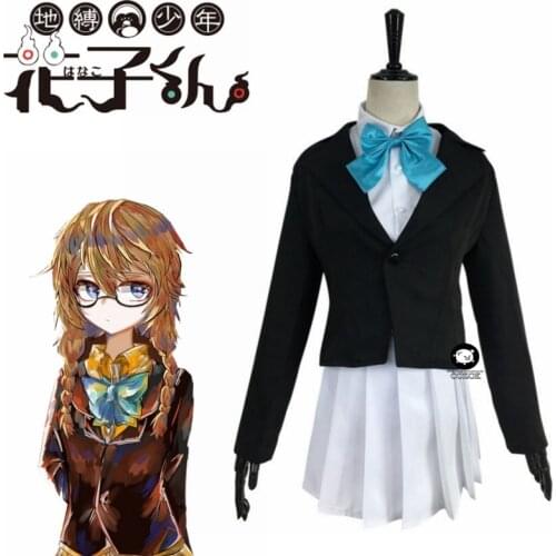 Jibaku Shounen Toilet bound Hanako kun Mei Shijima Cosplay Costume Girls JK School Uniform Sailor Suit Halloween Party Dress