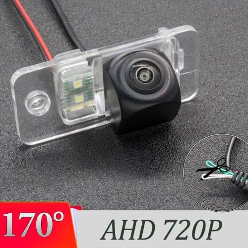 170 Degree AHD 1280*720P Vehicle Rear View Camera For Audi A6 S6 RS6 C6 2005-2009 A3/S3 8P 2003-2009 A4 B7 2004-2007 Car Monitor