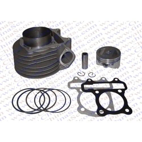 Performance GY6 59mm Cylinder Piston Ring Kit (Big bore Kit) Change 125CC to 158CC Kazuma Jonway ATV Quad Scoote Buggy