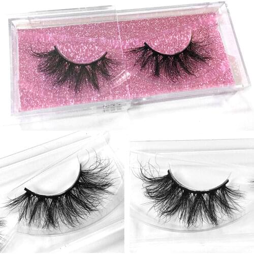 Mastudo High quality 3D real mink 25mm lashes luxury mink strip custom packaging paper box