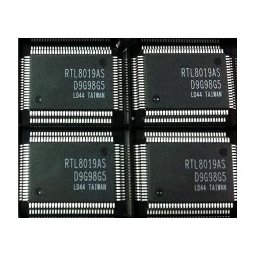 10PCS New RTL8019AS RTL8019AS-LF QFP-100 Ethernet controller chip