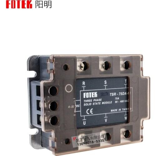 FOTEK three-phase solid state relay module TSR-25DA / 40DA / 50DA / 75DA TSR-25DA-H TSR-40DA-H / 50DA-H / 75DA-H SSR-25DA
