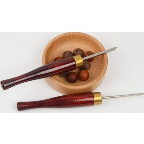 Woodworking Tool Set High Speed Steel Half Round Knife Sharp Knife Internal Arc Knife Handheld Wooden Turning Tool Lengthen