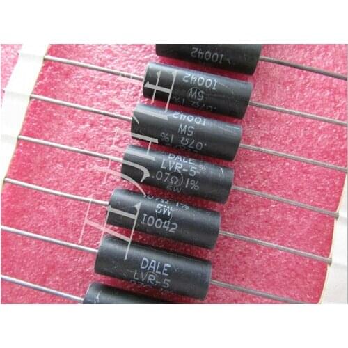Original new 100% LVR-5 5W 0.07R military regulation fever metal belt resistance (Inductor)