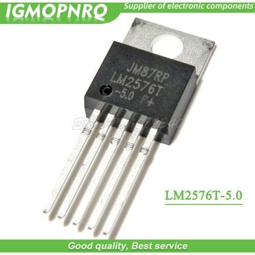 10PCS LM2576T-5.0 LM2576T LM2576 TO-220 Regulator - DC DC Switching Regulator New Original Free Shipping
