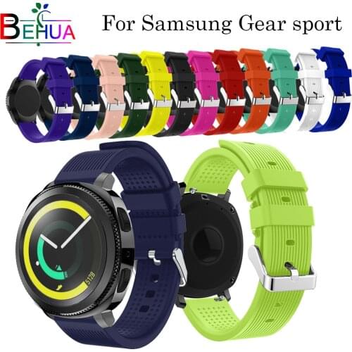 Silicone Watch band For Samsung Gear sport Watch Strap Wristband Straps For Samsung Gear S2/732 strap Replacement Accessories