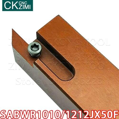 SABWR SABWR1212JX50F SABWR1616JX50F back turning tool spring steel walking machine tool holder for ABW23R5005 ABW23R5015 Inserts