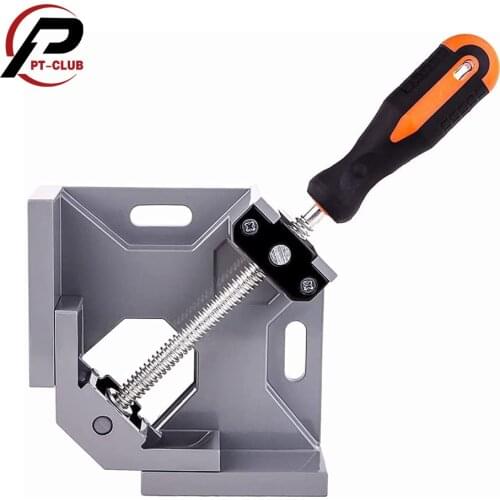 Carpentry Corner Clamp Right Angle Clip Clamp Tool Rubber Handle 90 Degrees Bracket Woodworking Photo Frame Vise Holder
