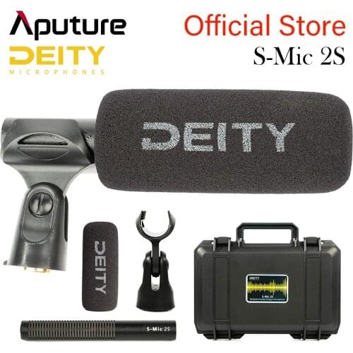 Deity S-Mic 2S Super Cardioid Sensitivity Directional Shotgun Microphone Mic Low-noise Condenser For Camera Professional Film