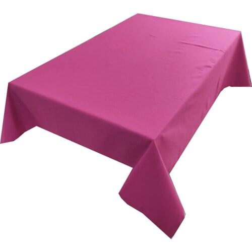 Zeren Home Color Rose Color Carefree Table Cloth 150x150 cm