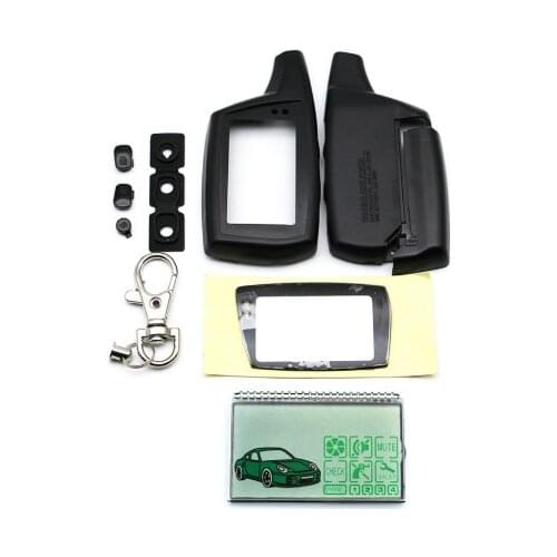 DXL3000 lcd display+DXL 3000 Keychain Case for Russian Two Way Car Alarm System PANDORA DXL3000 LCD Remote