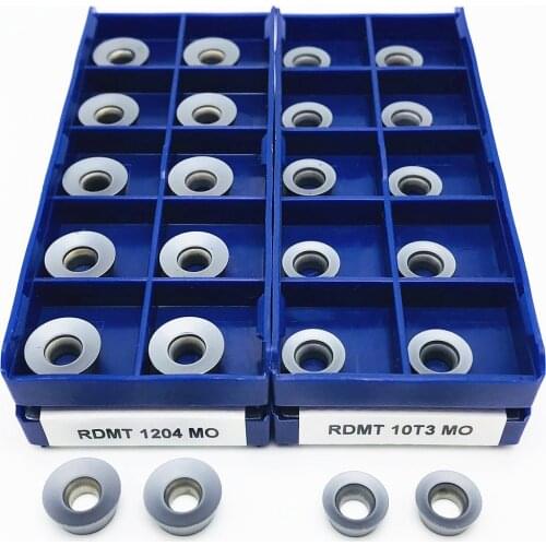 10pcs RDMT1204 MO RDMT10T3 MO LT30 high quality carbide milling insert CNC carbide cutting tool RDMT 1204 turning inserts