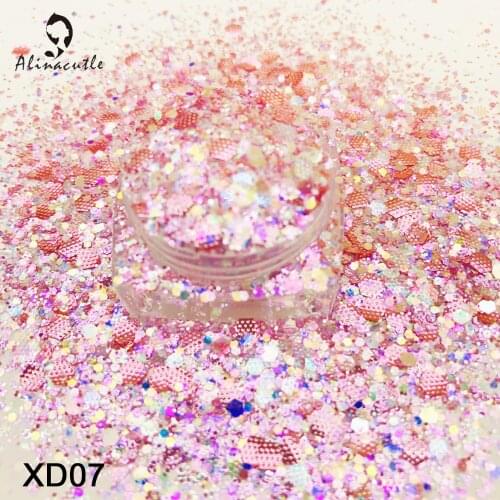15g/Jar Mixed Color Diamond Sequins In Mixed Sizes For Nails Art Handmade Craft Accessories Scrapbook Shakes DIY Sequins