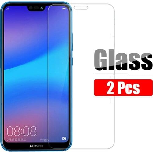 2 Pcs Protective Glass Honor 10 Safety Screen Protector On for Huawei Honor 10 Lite Tempered Glass 9H HD Film Honor10 10lite
