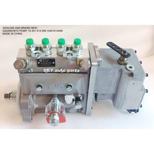 5262669 BYC PUMP, 10 401 014 099,10401014099 High Pressure Diesel Pump