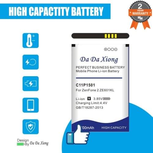 Da Da Xiong 5600mAh C11P1501 Battery for ASUS ZenFone 2 Laser Selfie ZE601KL ZE550KL ZD551K Batteries