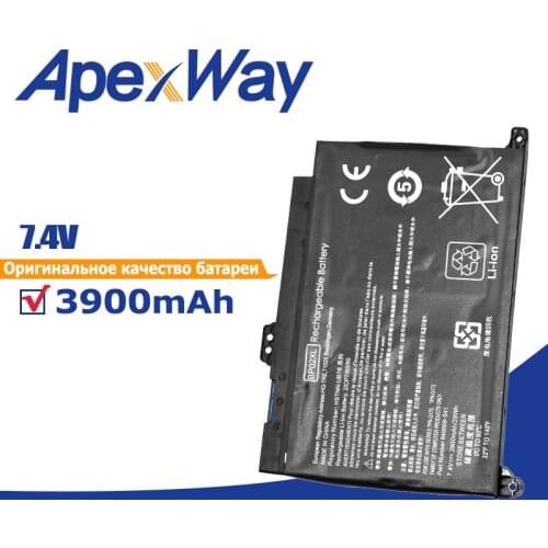 ApexWay battey for HP Pavilion Notebook PC 15 849569-543 849909-850 BP02XL BP02041XL HSTNN-LB7H HSTNN-UB7B