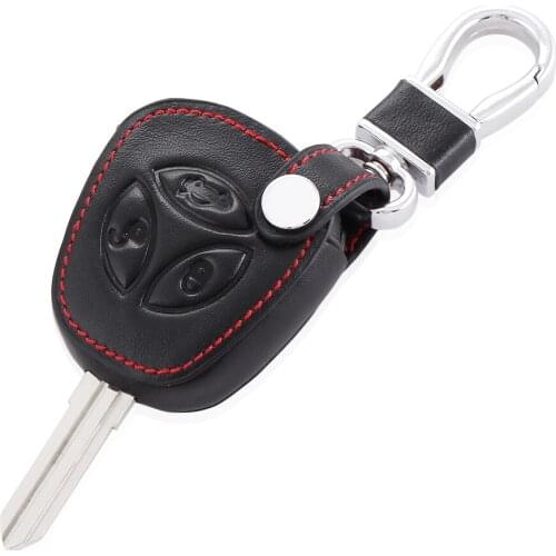 Car styling, genuine leather car key cover for LADA Priora Largus Kalina Granta Vesta X-Ray XRay