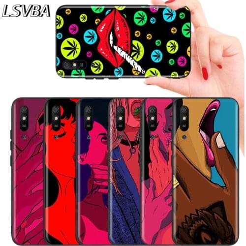 Sexy Lips Hot Girl for Huawei Mate 10 20 X 5G 30 Lite P Smart S Z Pro Plus 2018 2019 2020 2021 Phone Case