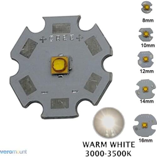 10x 5W LG3535 High Power LED Lighting Emitter Diode Warm White 3000-3200K with 8mm/12mm/14mm/16mm/20mm PCB DC3.2-3.4V 1500mA