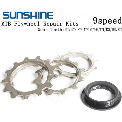 9 Speed 11T 12T 13T 14T 15T 16T 17T 18T 19T 21T Flywheel Repair Tool Kits Cassette MTB Freewheel Gear Denticulate Repair Parts