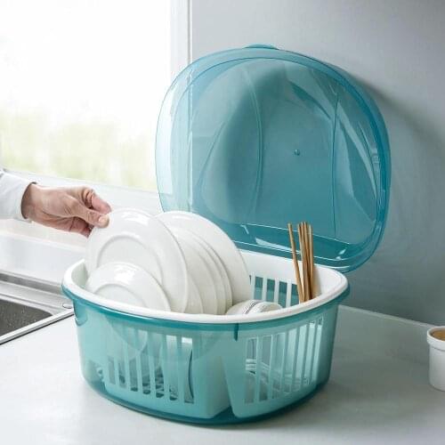 Kitchen Organizer Dish Drying Rack Tablewares Storage Basket Box Dish Bowl Holder Drain Shelf Dish Drainer Basket Sink Organizer