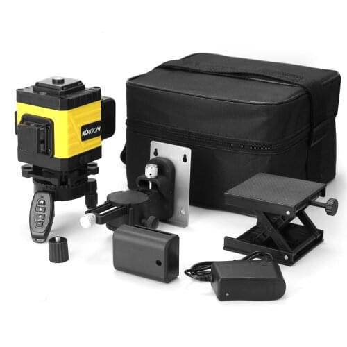Laser Level 3D 12 Lines 360 Vertical Horizontal Super Powerful Beam Lines with 3° Self-leveling Function Laser Leveling Device