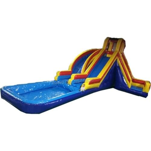 Customized Gaint inflatable pool slides water slide / inflatable slide for pool China factory good price