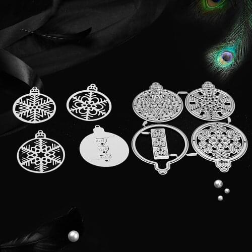 ​Christmas Metal Cutting Dies Snowflake Dies Diy Craft Album Scrapbooking Embossing Dies Paper Card Maker