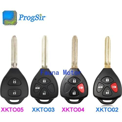 VVDI XKTO02EN XKTO03EN XKTO04EN XKTO05EN Wire Remote Control For Toyota With TOY43 Blade