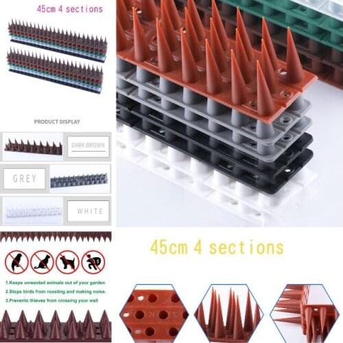 1pcs Hot Sale Plastic Repeller Bird and Pigeon Spikes Deterrent Anti Bird Spike Strip Bird Scarer Repeller for Pigeon