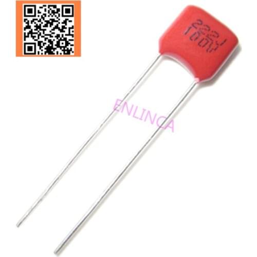 10pcs CBB 100v 2.2NF 222J PITCH 5MM 5% DIP CBB Polypropylene film capacitor