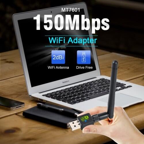 USB Wifi Adapter 150Mbps Antena Wi-Fi USB Adapter MT7601 Wi-fi Dongle Wireless Network Card Wai File Receiver Wi Fi Lan Ethernet